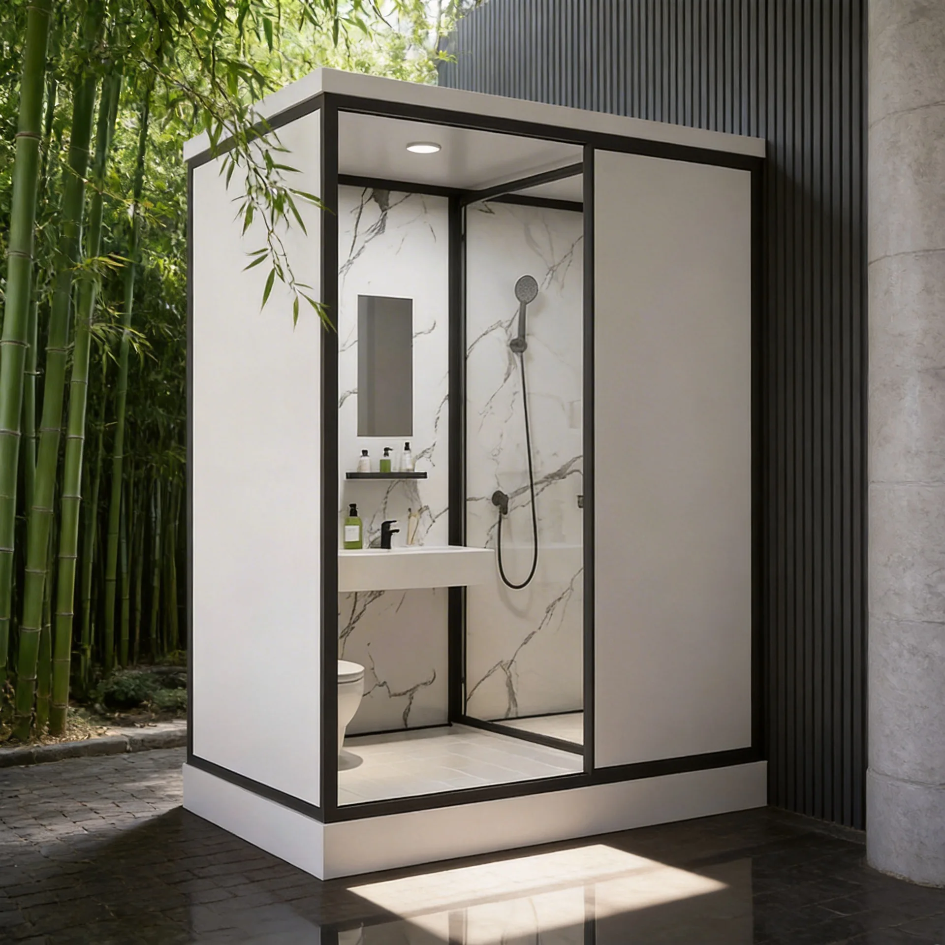 LH integrated shower room dry and wet separation bathroom household indoor bath room independent