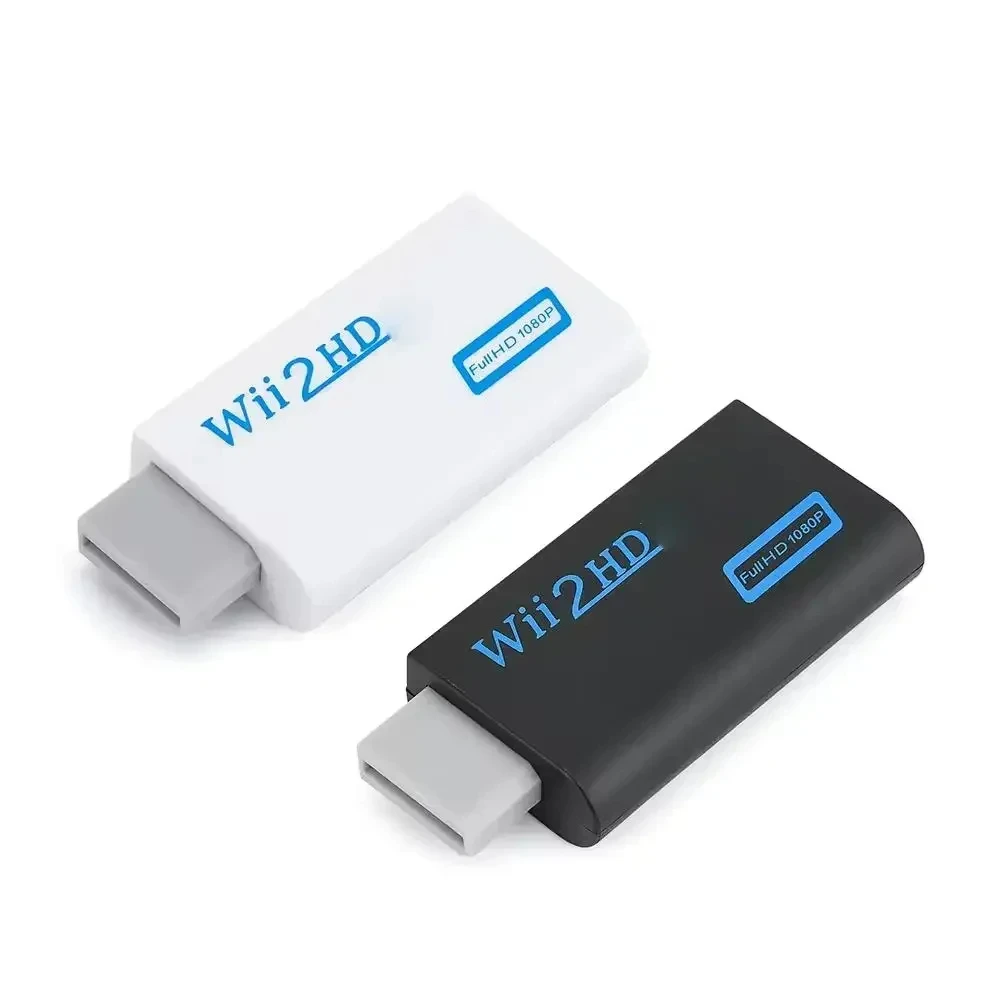 For Wii To HDMI-compatible Adapter Converter 3.5mm Audio For PC HDTV Monitor 1080P 720P Wii2 To HDMI WII2HDMI Converter Adapter