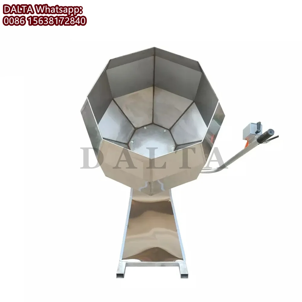 Venda quente Máquina de tempero de alimentação para animais de estimação Máquina automática de aromatização de lanche octogonal