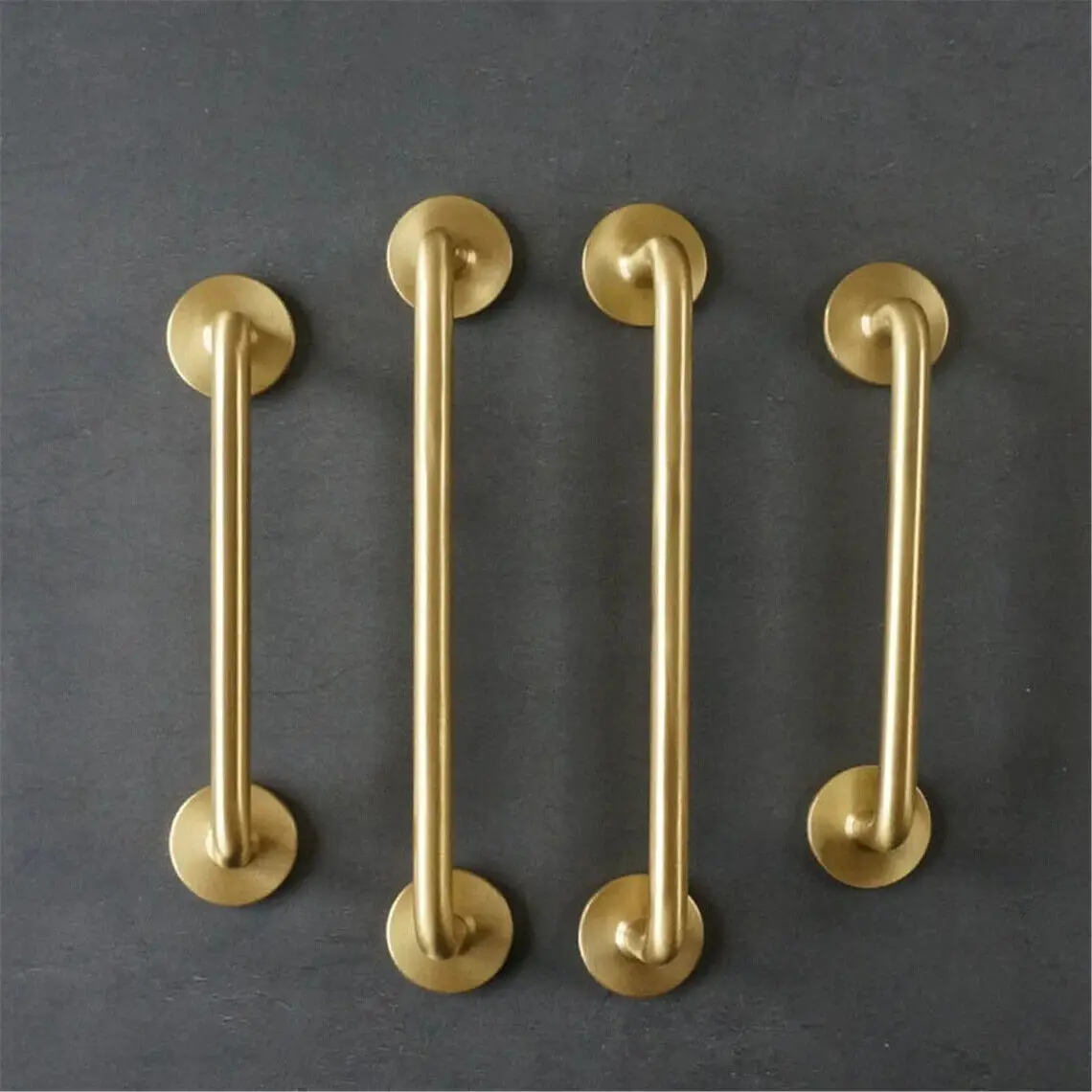 MFYS Longer Gold Solid Brass Furniture Hardware Nordic Simple Handles Door handles of metal  Door Pulls Knobs