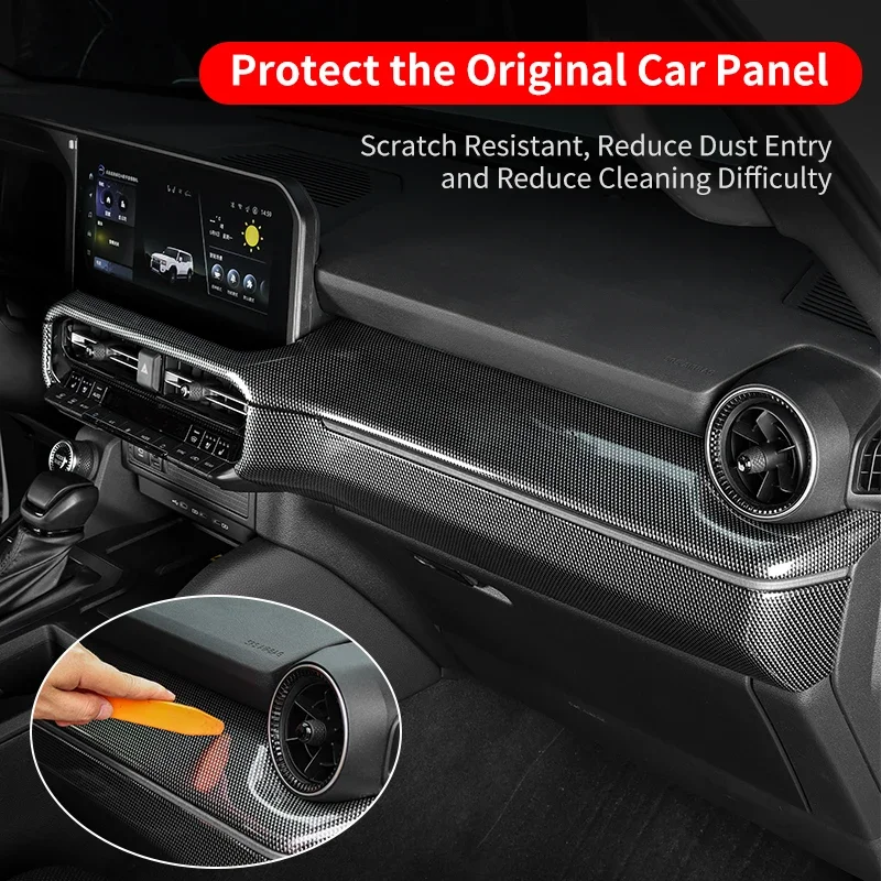 

Для Land Cruiser Prado 2024 2025 LC 250 1958 украшение стола приборной панели защитный чехол аксессуары для интерьера