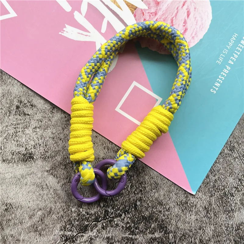Keychain Cotton Thread Lanyard Color Key Chain