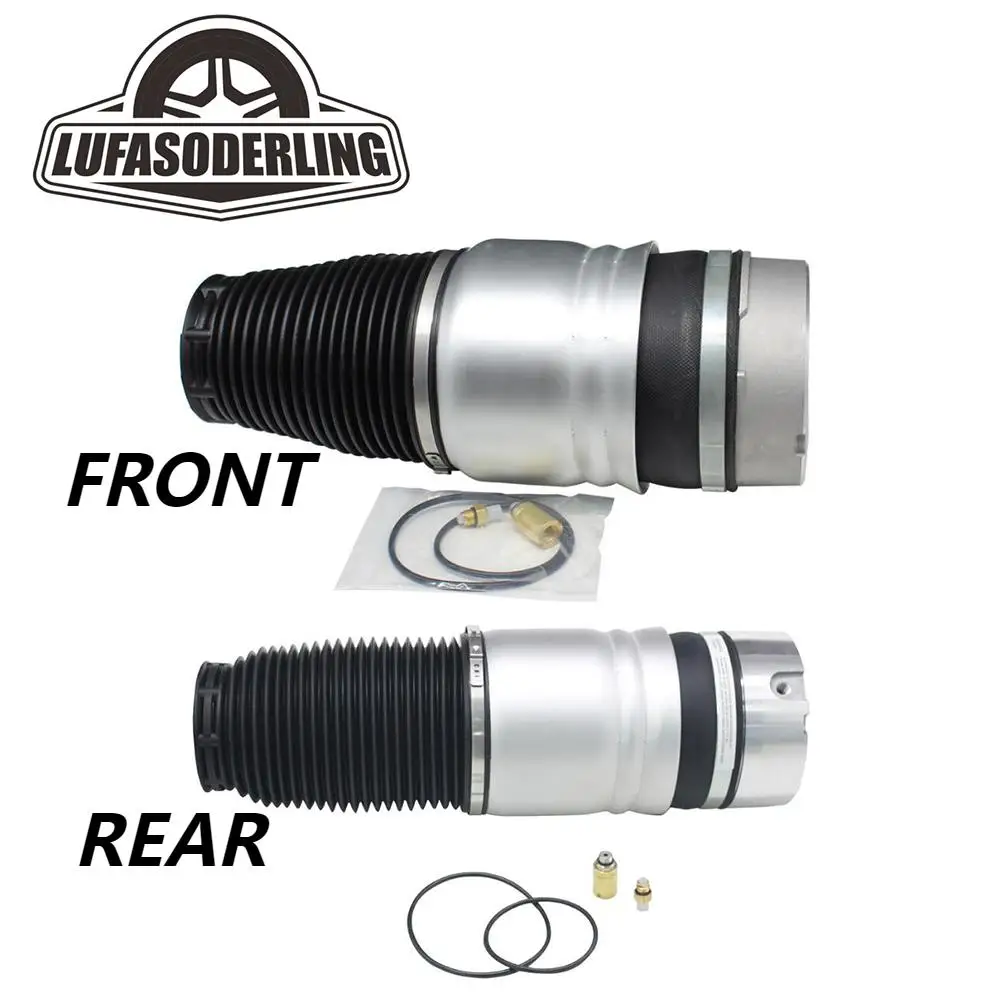 1x передняя/задняя пружинная сумка с пневматической подвеской для Porsche Cayenne VW Touareg Audi Q7, OEM 7L 5616403 E 7L 6616404 B 7л 6616503 Б