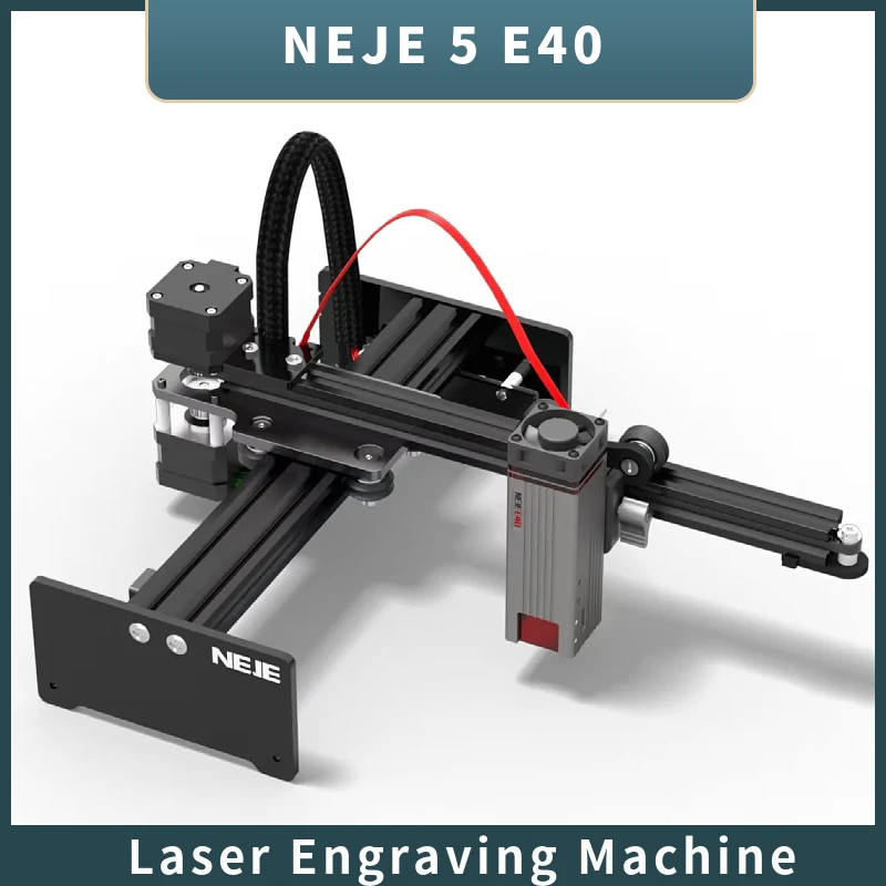 

NEJE 5 E40 80W CNC Laser Engraver Portable Engraving Carving Machine Mini DIY Laser Logo Mark Printer for Metal Engraving