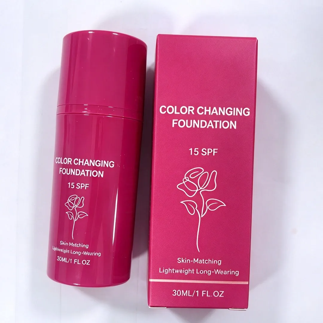 Korean Color Changing Sunscreen Foundation 30ml Self-Adjusting Skin Tone UV Protection Concealer Antioxidant Moisturizer Makeup