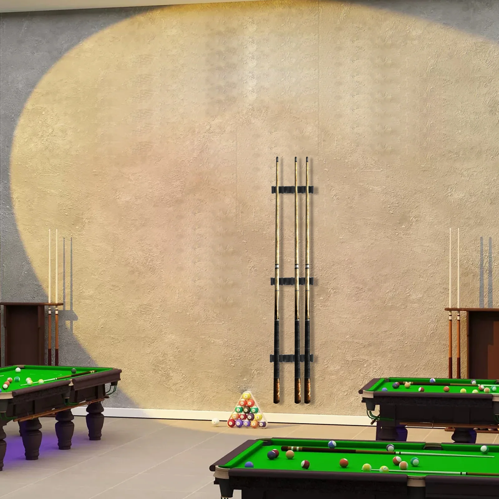 3 قطع من رف العظة الجداري ذاتي اللصق، هيكل مسطح للراحة، تصميم قوي، مثالي للعب المنزلي واستخدام النادي