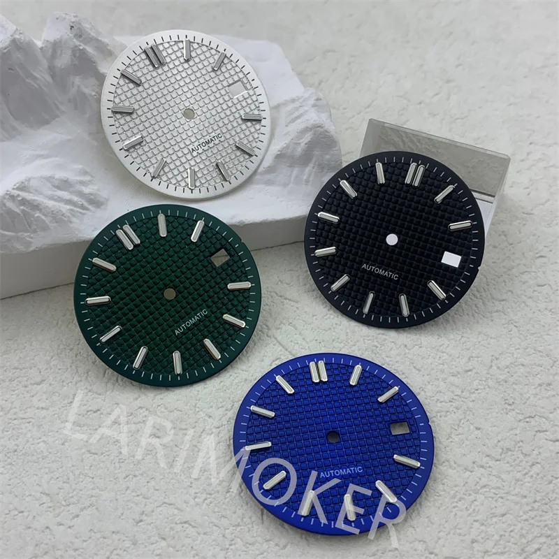 BLIGER 31mm watch dial C3 luminous with NH35 NH36 Miyota8215 821A DG2813 3804 PT5000 movement