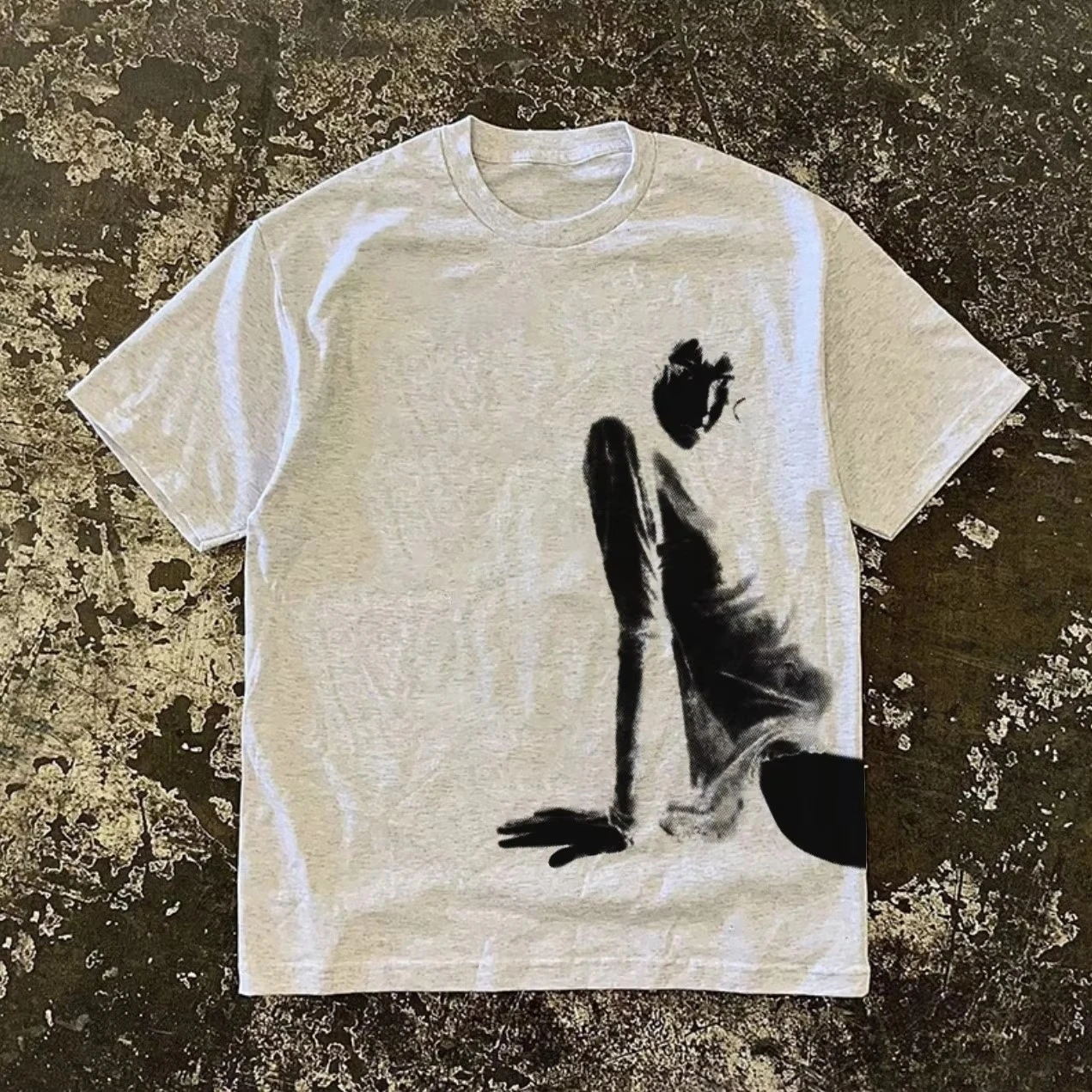 Amerikanisches Retro-T-Shirt Unisex Locker Sitzend Kurzarm Reine Baumwolle Doppelfaden Atmungsaktiv Streetwear Sommer 2026 Bestseller – Detail 4