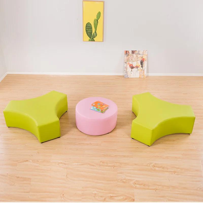 Alphabet Children's Cartoon Kindergarten Early Education Art Center Training Institution Alien Creative Personality Sofa Soft Ba