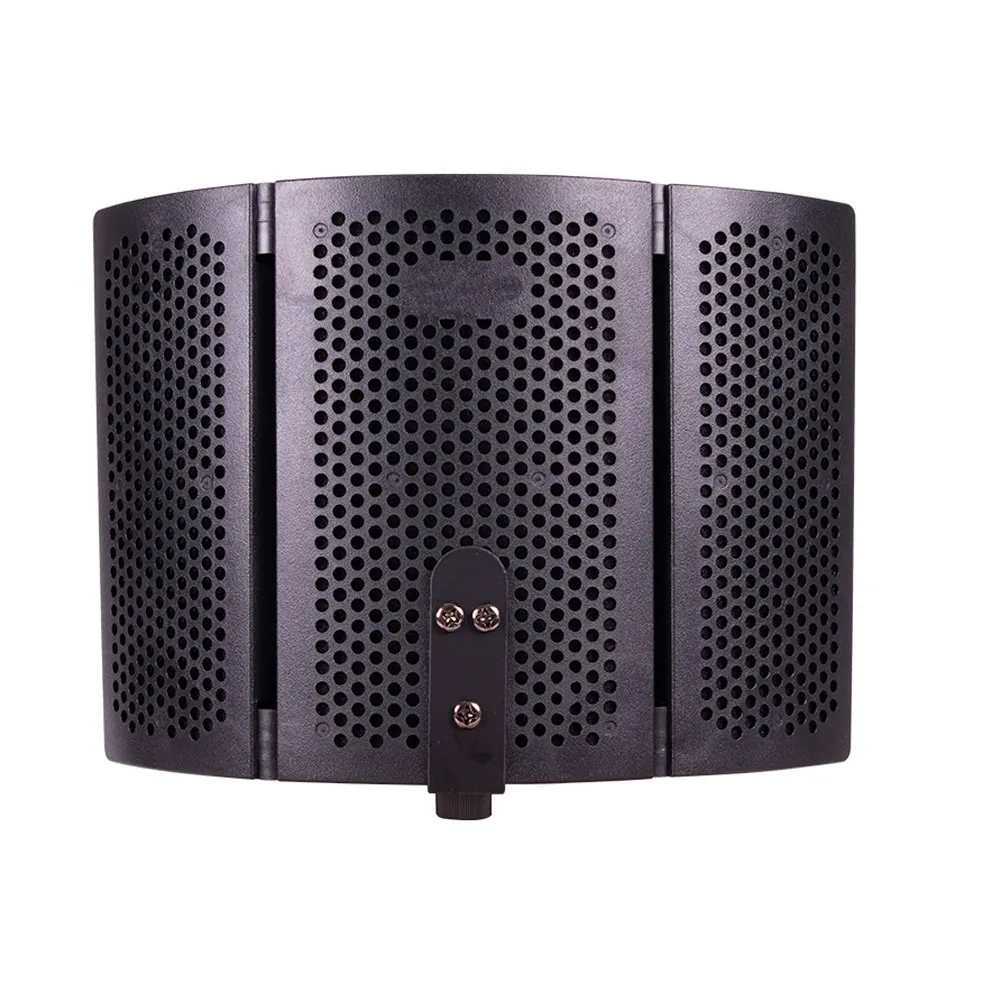 

Складной ветрозащитный экран из АБС-пластика для микрофона, для использования в студии звукозаписи, снижает шум от ветра, защита от слюны и пыли, профессиональный фильтр для микрофона