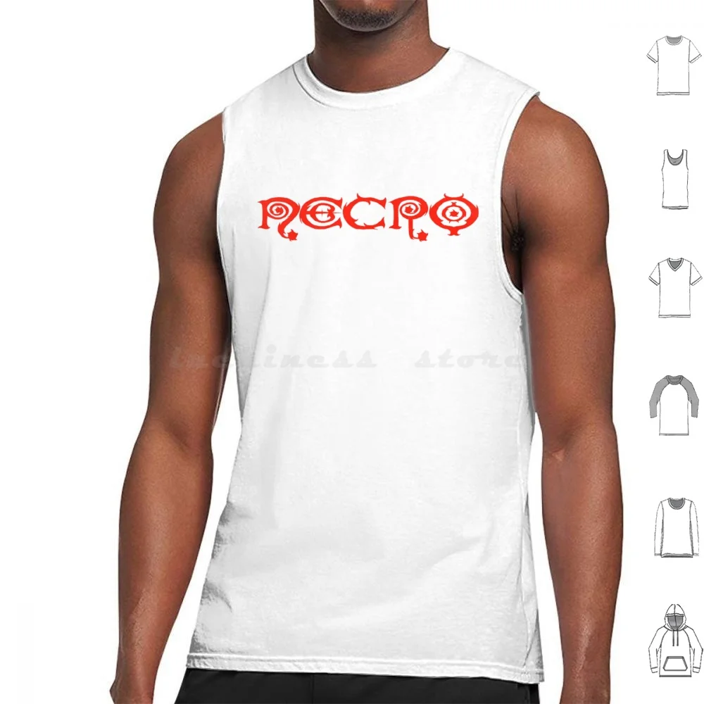 Necro-Satan Goth Tank Tops Vest Sleeveless Satanic Satan Baphomet Satanic Temple Satanist Satanism Lucifer Pentagram