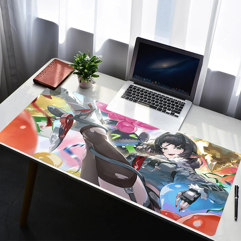 Mouse Pad Computer Gaming Accessories Mousepad Z-zenless Zone Zero Jane Doe Rubber Extended Desk Mat Laptop Gamer Keyboard Pad