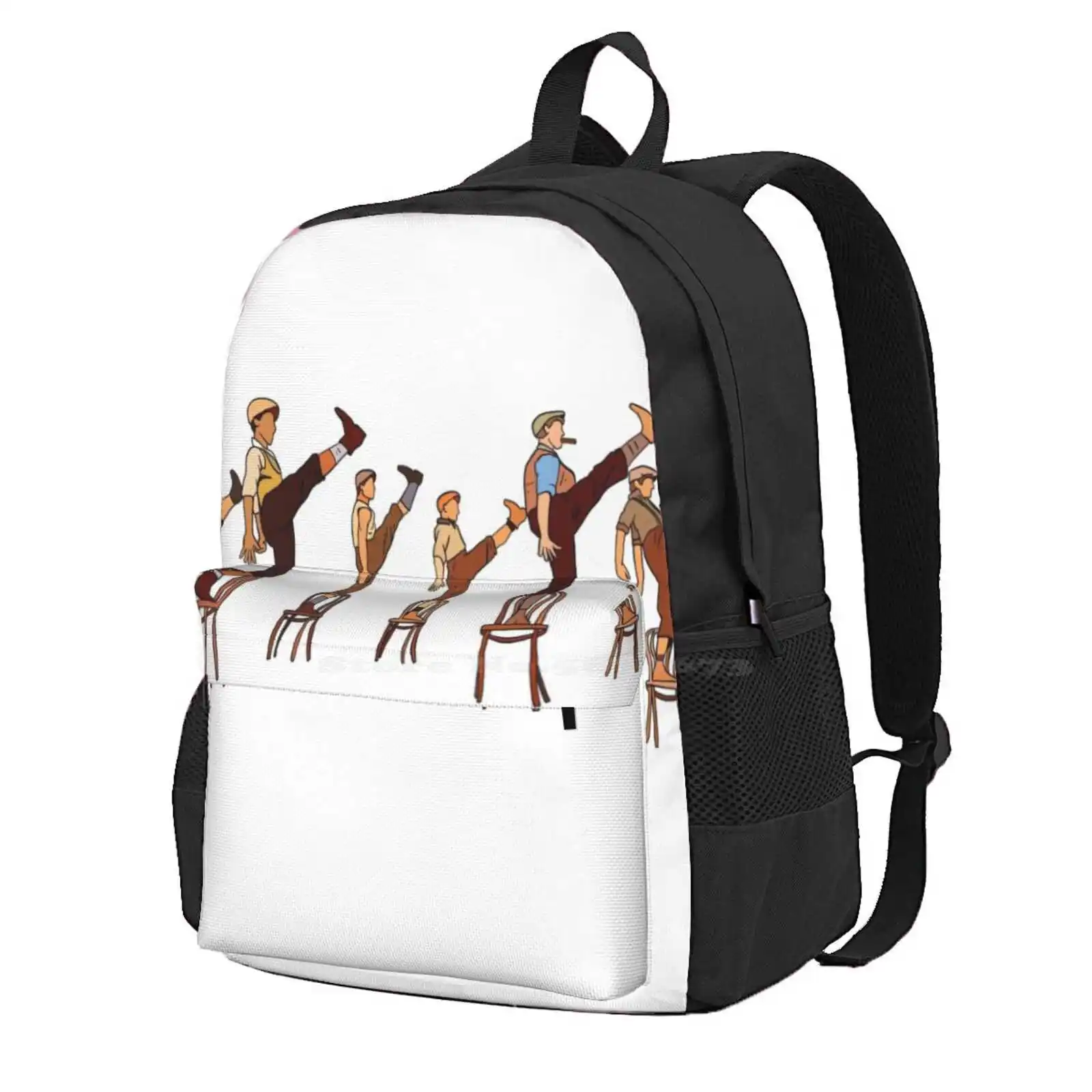 Newsies Hot Sale Schoolbag Backpack Fashion Bags Newsies Broadway Brown Orange Blue Chairs King Of New York Race Track Ben Cook