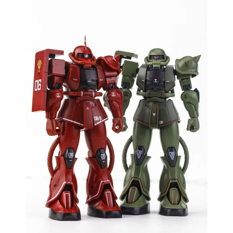 Robot Storm Cell Soul Zaku II, identifiants authentiques HG 1/144, Kit d'assemblage rouge et vert, jouet cadeau, pré-vente, nouveau produit