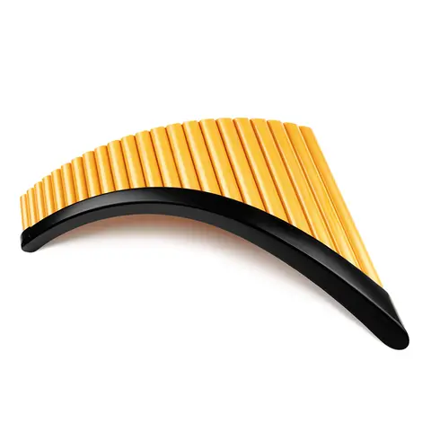 22 Pipes PanFlute With BaseHigh Quality G Key ABS Plastic Romania Pan Flute Music Instrument Tunable Panpipes Flauta Wholesale