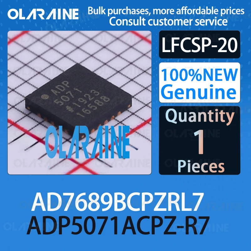 AD7689BCPZRL7 ADP5071ACPZ-R7 LFCSP-20 Voltage Controllers Switching Regulators Data Analog-to-Digital Converters ADC IC chip