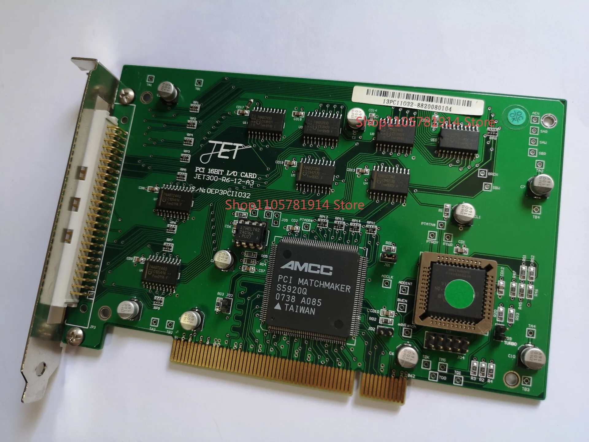 For JET JET300-R6-12-A3 PCI 16BIT I/0 CARD Tester, Test Card