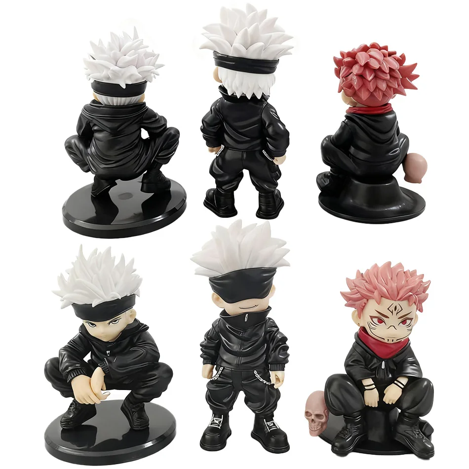 Jujutsu Kaisen Anime Figur 3er Stil Satoru Gojo Actionfigur Herr des Fluches Sukuna Figur Sammlung Modell Puppe Spielzeug Geschenk