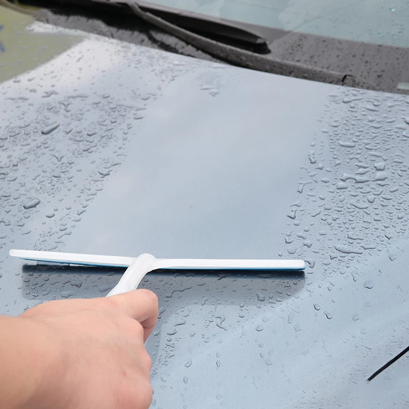 2PCS Car Cleaning Water Squeegee T-Type Squeegee Snow Scraper Front Window Rear Window Body Squeegee