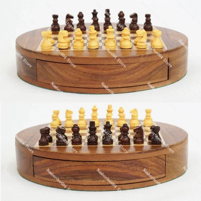 Party Board Games Set Chess Wooden Travel ChildrenMini Travel Children Family Checkers Pocket  Folding Backgammon