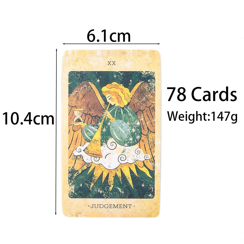 The Solar Kingdom Tarot Deck 78 Card Tabletop Cards Of Group Games For Parties Precognition & Divinatio Oracle Set 10.4*6.1CM