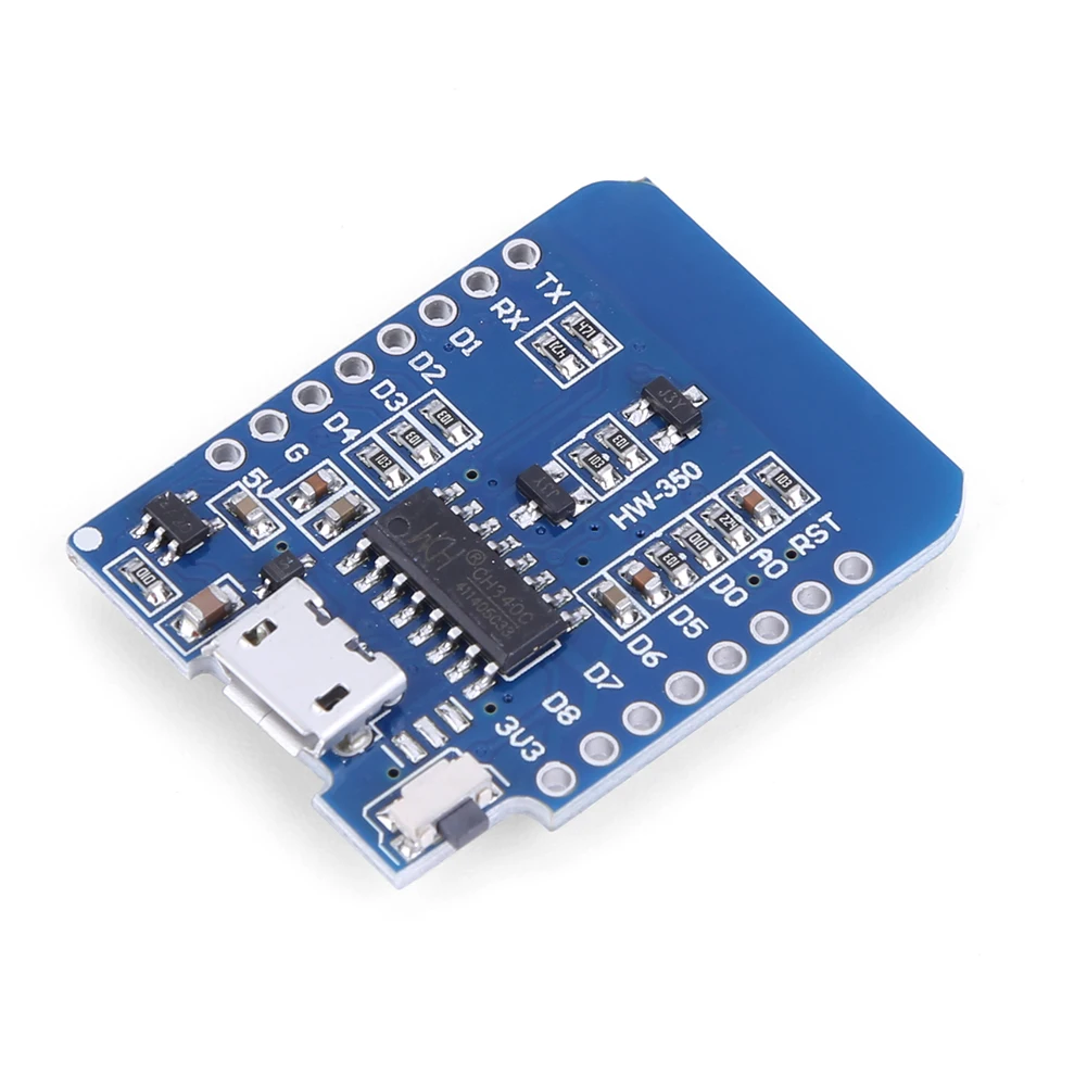 1/2PCS ESP-12F ESP8266 D1 Mini Nodemcu Lua Micro Type-c WeMos WLAN WIFI Expansion Development Board Support OTA Pin for Arduino