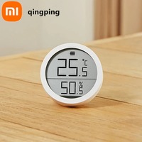 Xiaomi youpin Qingping Desktop Thermometer: Digital Hygrometer Monitor Lite with LCD Screen, Connects to Mi Home App