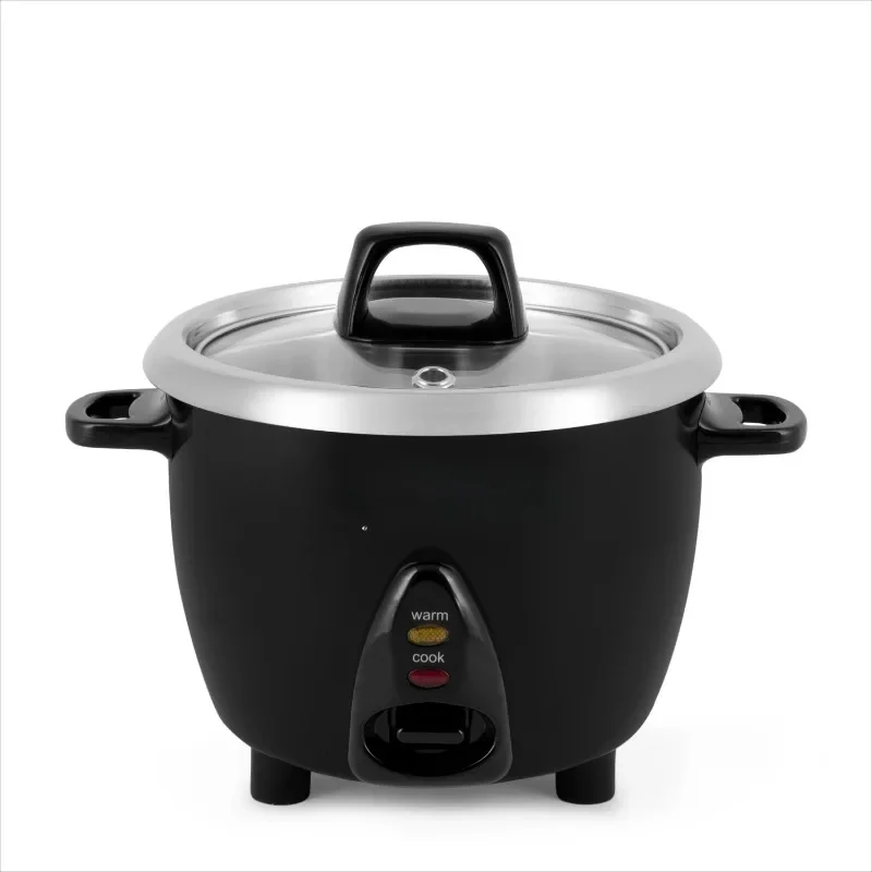 

Tool-NEW Select Stainless 6-Cup Electric Rice Cooker, Black