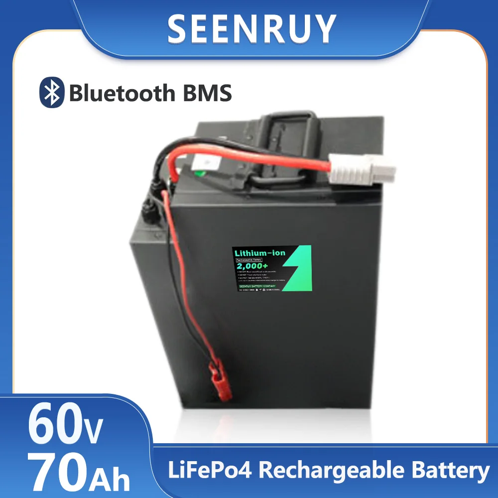 

60v 70AH Li-ion Lithium Polymer Battery Pack For Business robot Home Solar electric motorcycle Wind Power Long Working Hours
