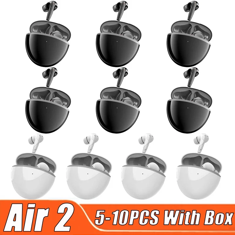 Air2 Bluetooth Earphones Smart Headphones Wireless Headset Mini Earbuds HiFi Microphones Sport TWS Suit Bluetooth Watch Phone