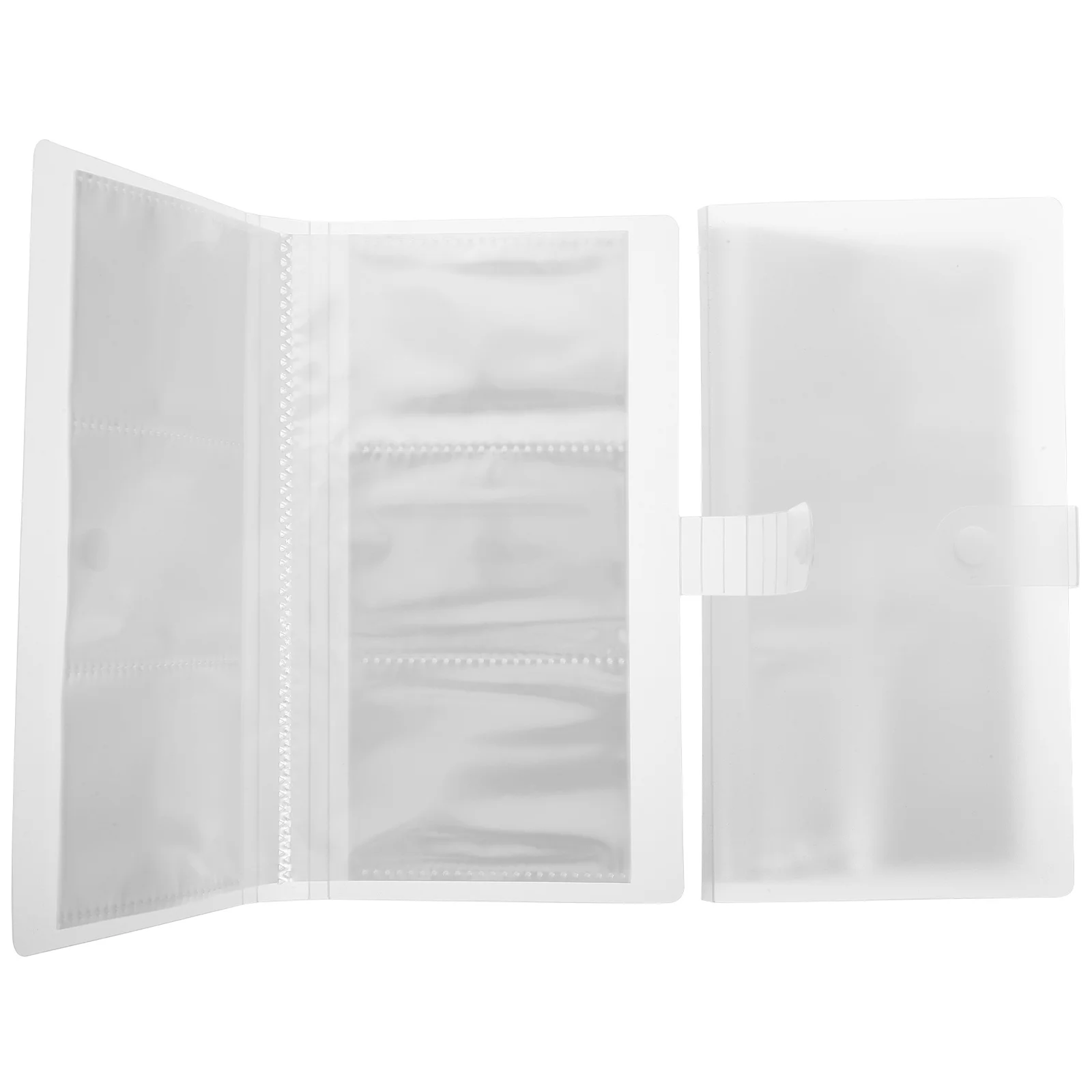 

Clear Storage Album for 3 Inch Cards Photos 120 Slots PP Material Organizer Collectors Protection Display Book