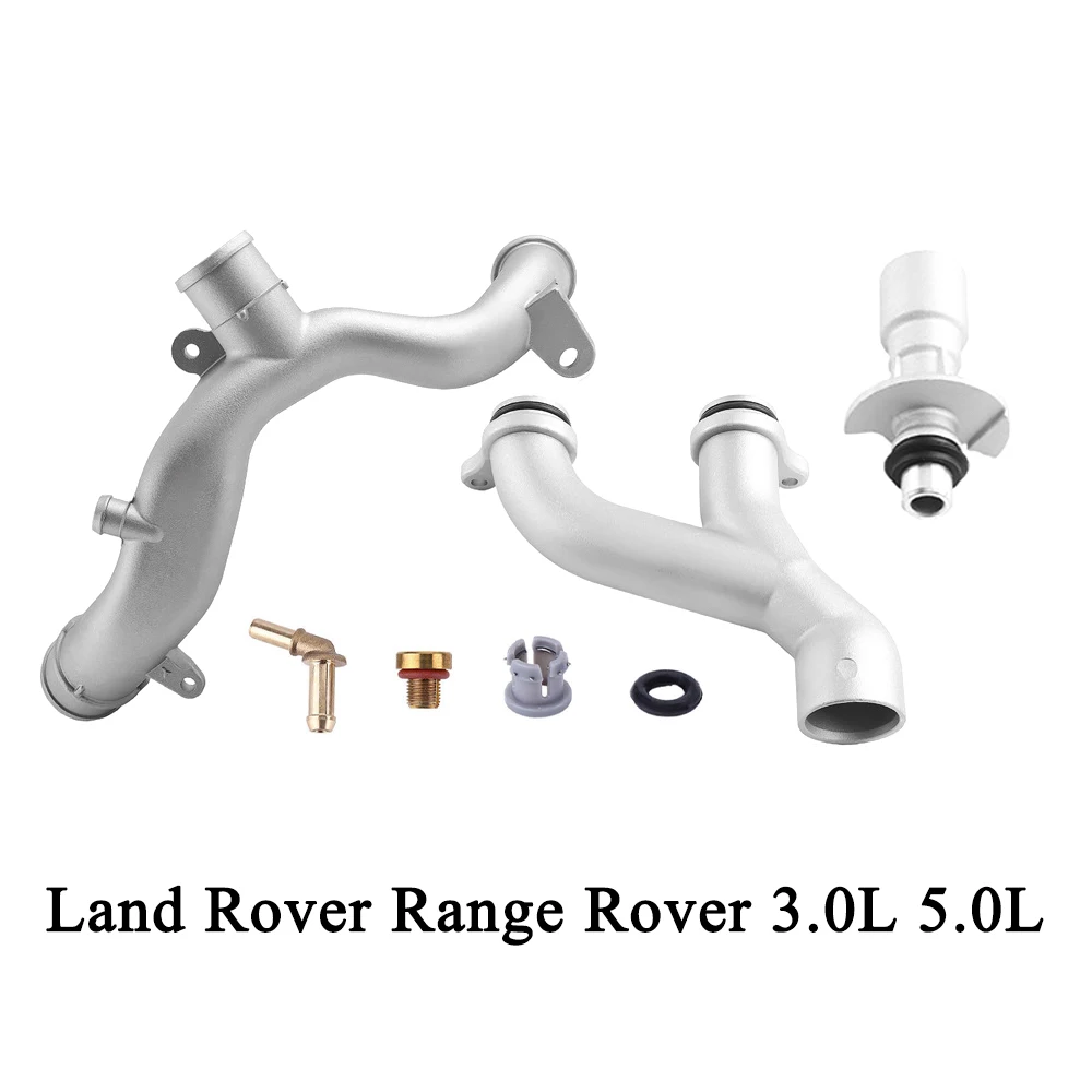 

Комплект обновления трубы охлаждающей жидкости для Jaguar Land Rover 3.0L V6 5.0 V8, двигатель с наддувом LR 092992 LR 090630 C2Z28258 C2Z28536 AJ 811340