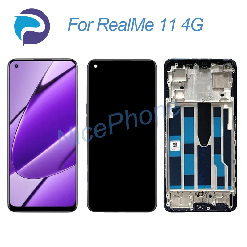 for RealMe 11 4G LCD Screen + Touch Digitizer Display 2400*1080 RMX3636 for RealMe 11 4G LCD Screen Display