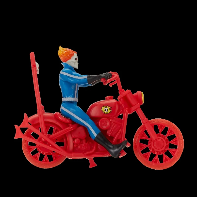 ฟิกเกอร์แอ็คชั่น Marvel Legends Retro Ghost Rider ของแท้ รุ่นคลาสสิกจากการ์ตูน พร้อมมอเตอร์ไซค์ ชุดเต็ม ของเล่นเด็กผู้ชาย ของขวัญ