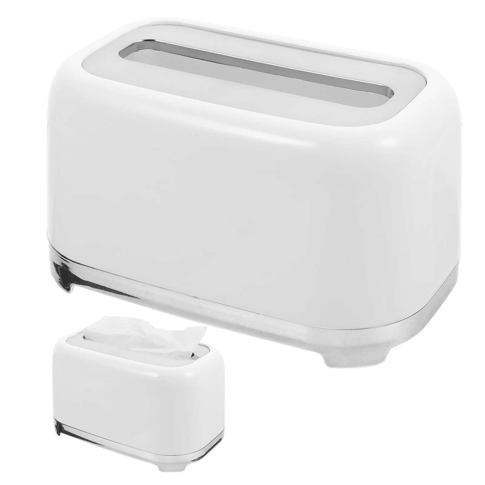 

Desktop Tissue Box Holder Made of PP Material Modern Decorative for Home Office Hotel Bathroom Car Multipurpose Napkin Case