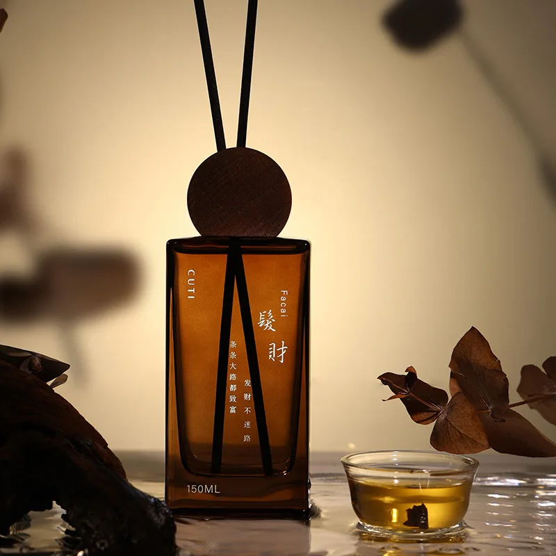 Fireless rattan aromatherapy indoor hotel household long-lasting fragrance wooden fragrance toilet fresh deodorization gift