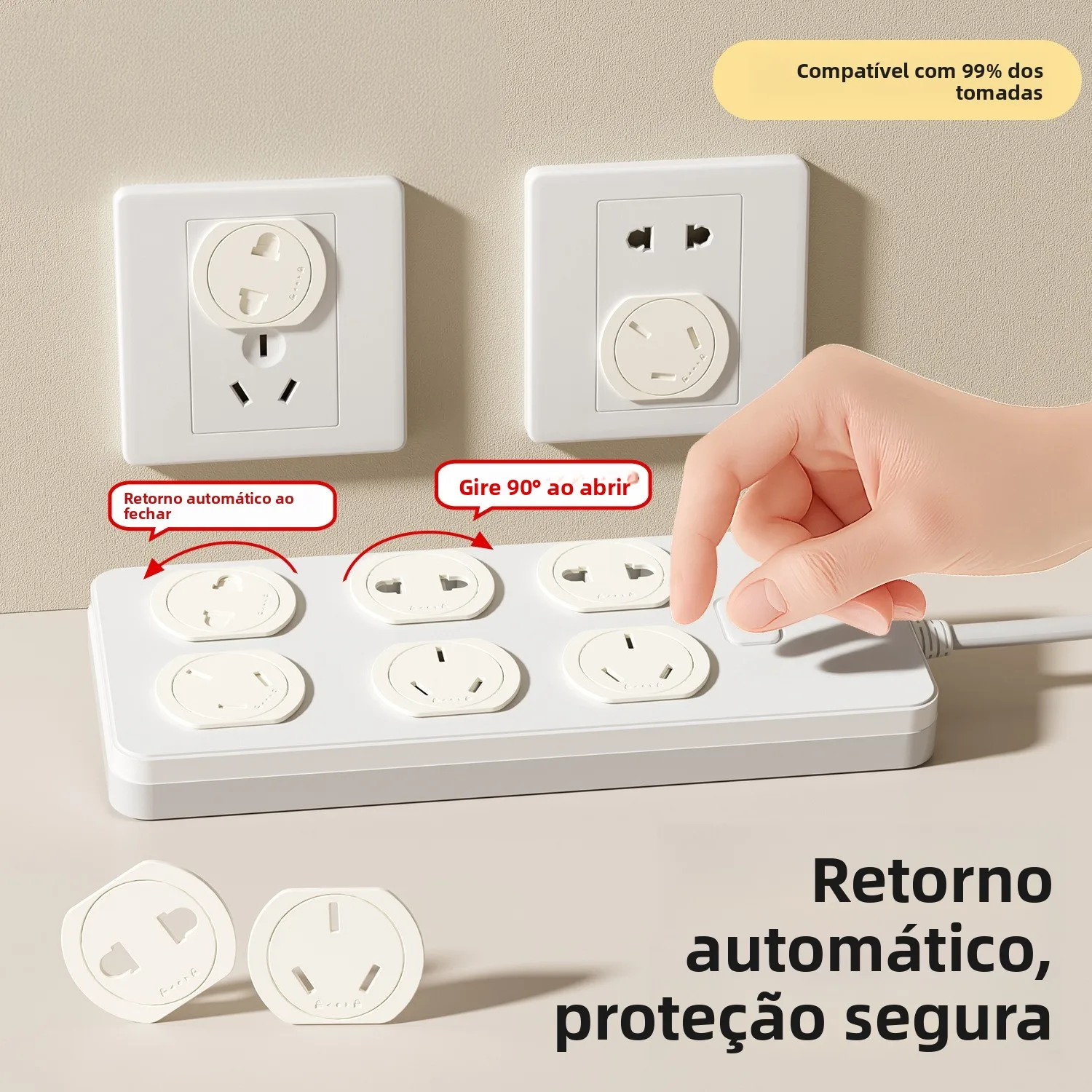 white-universal-childproof-cover-for-electrical-sockets-rotating-type-safety-protection-against-shock-child-safety