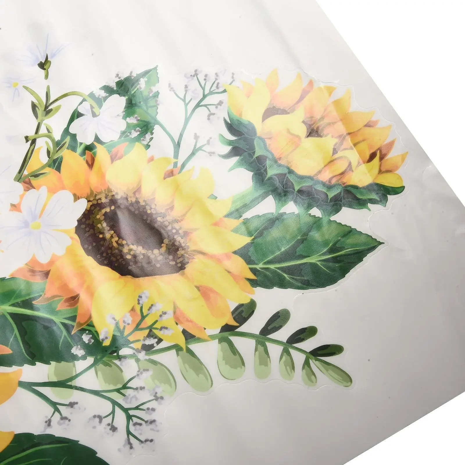 Wall Stickers 30*60cm Accessories Decorative Living Room Office Sunflower Wall Sticker Bedroom Creative Decals view 3