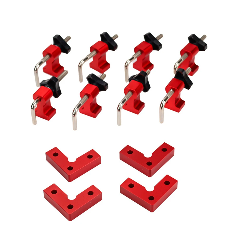

Aluminium Alloy Clamp 90 Degree Clamp Multiple Fixing Holes Woodworking Projects Tool Accurate Angles Tool Hardware