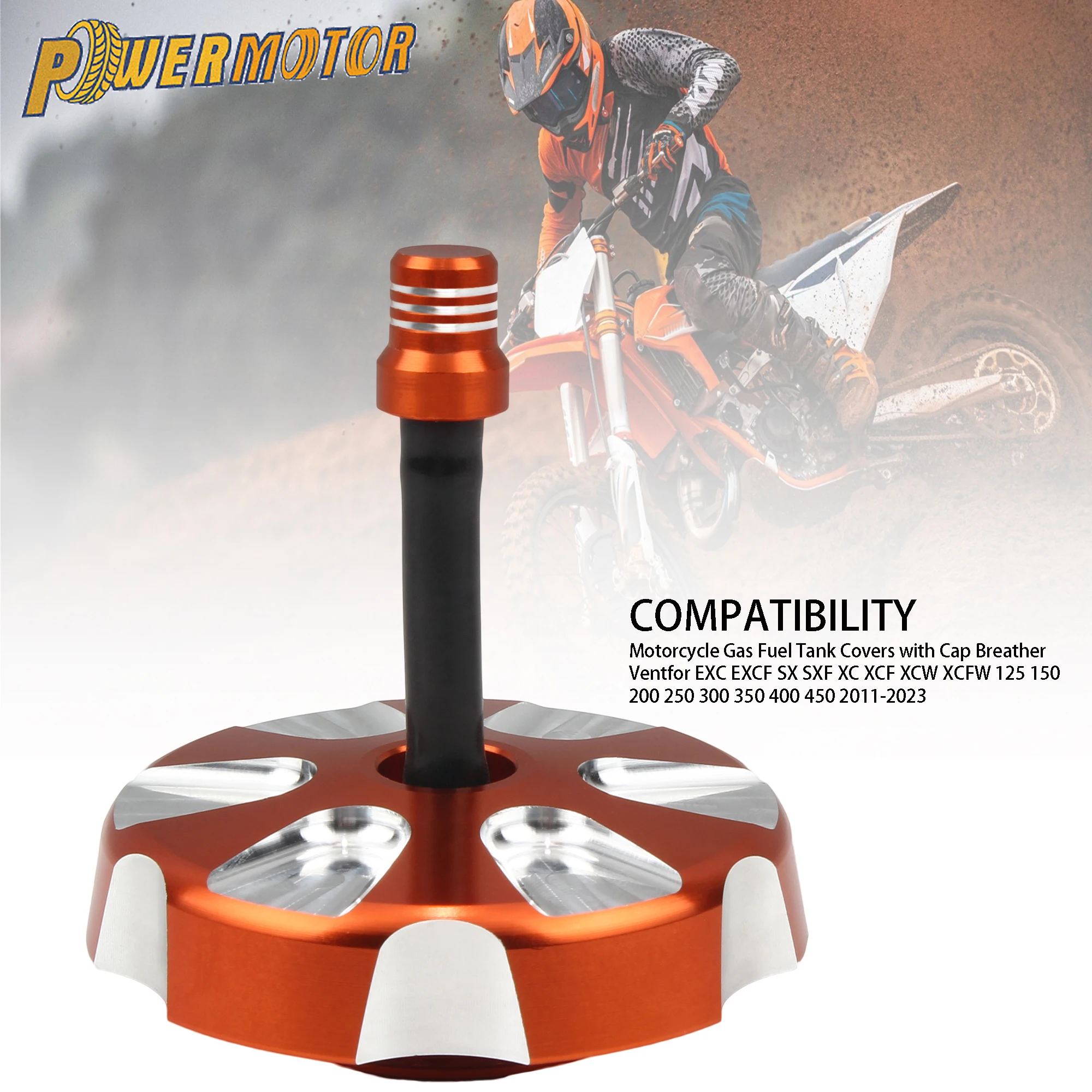 

For KTM Motorcycle CNC Fuel Tank Cap with Breathing Cap 2011-2023 SX SXF XC XCF XCW XCFW EXC EXCF 125-450 Motocross Accessories