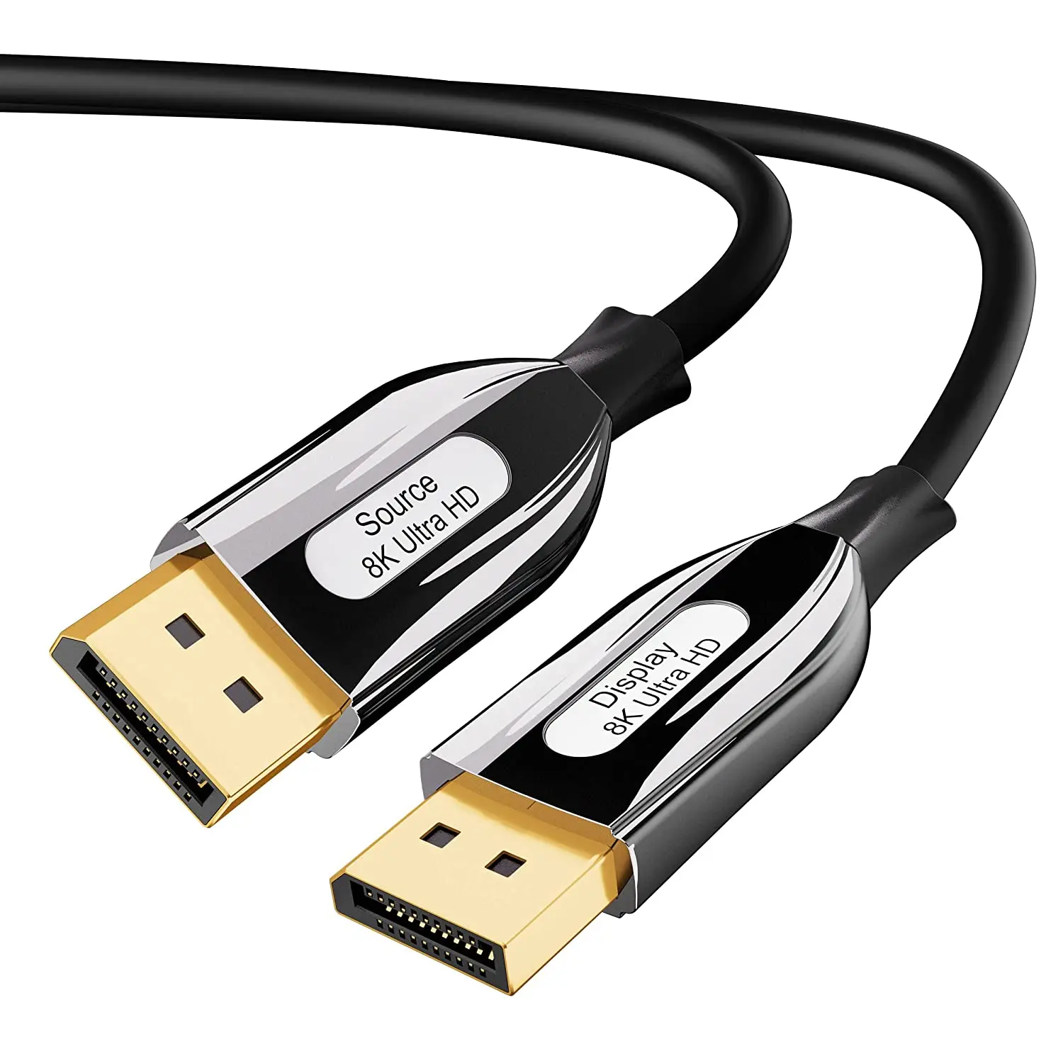 8K الألياف ديسبلايبورت كابل الألياف البصرية ديسبلايبورت 1.4 8K @ 60Hz 4K @ 144Hz عالية السرعة 32.4Gbps ضئيلة وفي الجدار الألياف دب تودب كابل