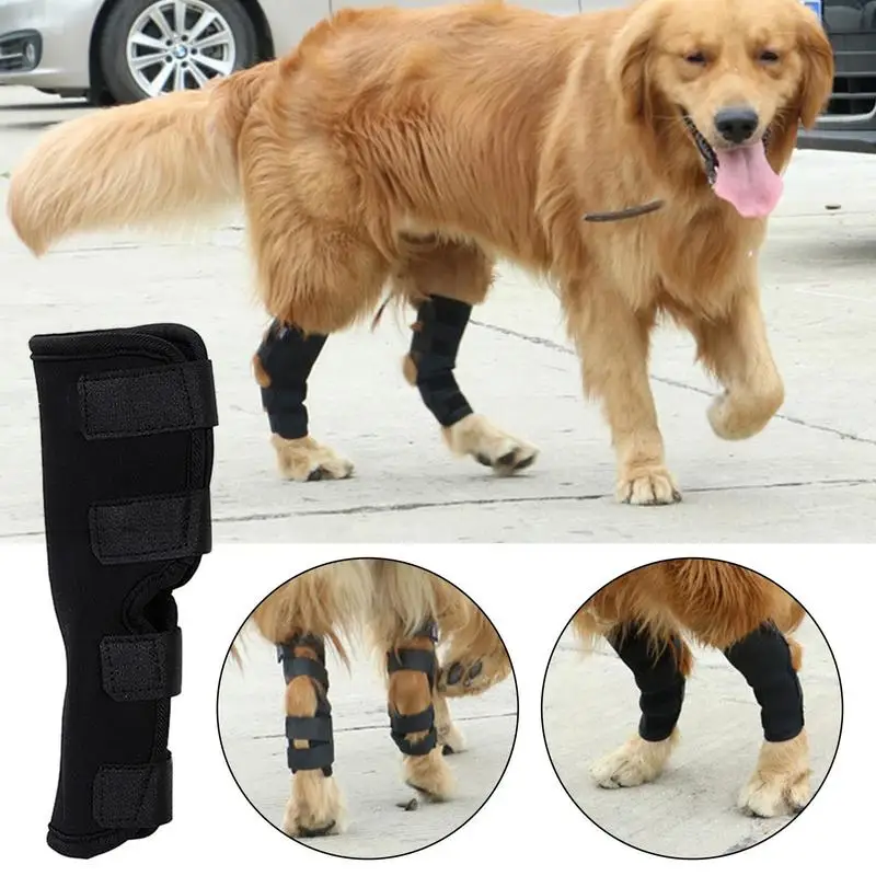 Dog Leg Braces For Back Leg Adjustable Pet Dog Legs Protector Supporter S/M/L/XL Pet Dog Rear Legs Support For Injuries & Wounds