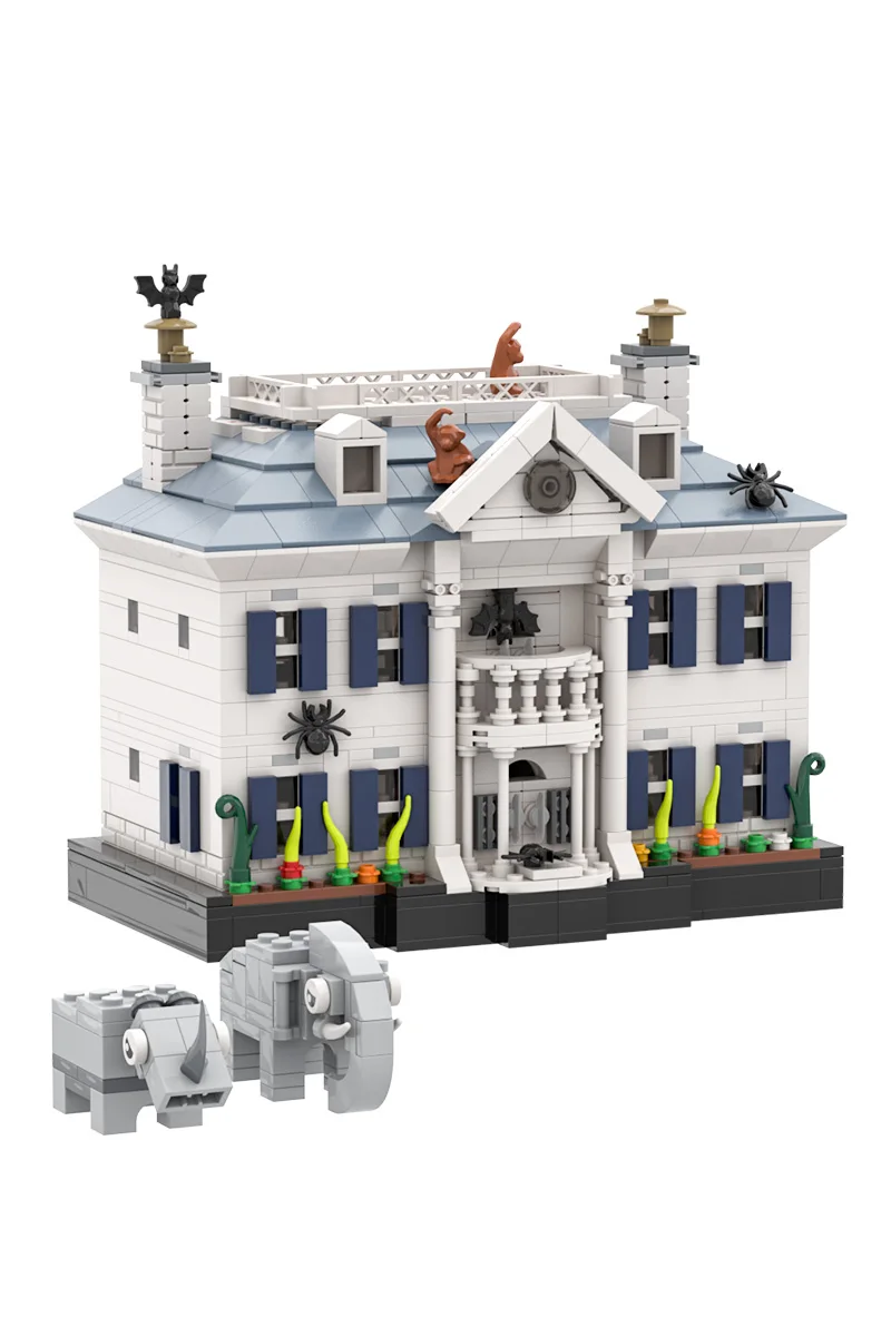 MOC Braved juego de bloques de construcción modelo película Braved juego aventura casa arquitectura ladrillos creativos juguetes niños regalos de cumpleaños