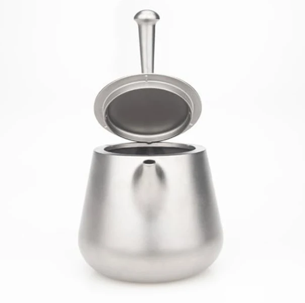 

Titanium Kettle 1000ml Portable Teapot Reusable Travel Camping Coffee Tea Kettle