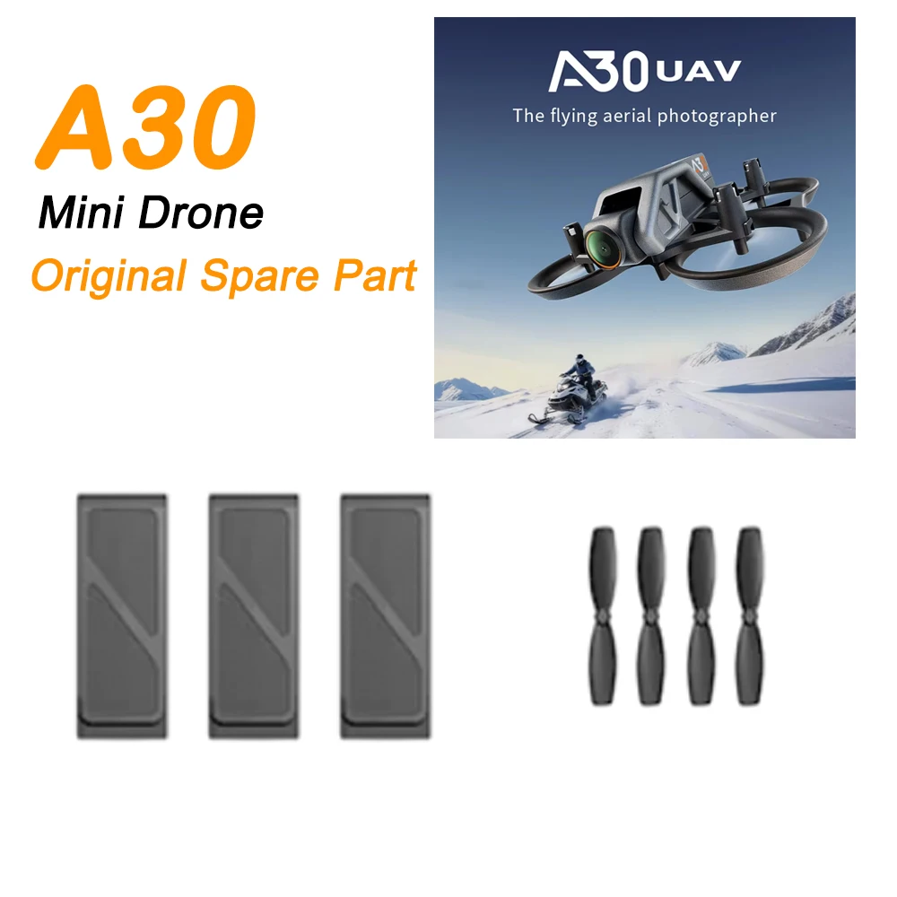 A30 PRO Mini Drone UAV RC Quadcopter Original Spare Part A30 Drone Battery / Propeller Wing Blade Part Accessory