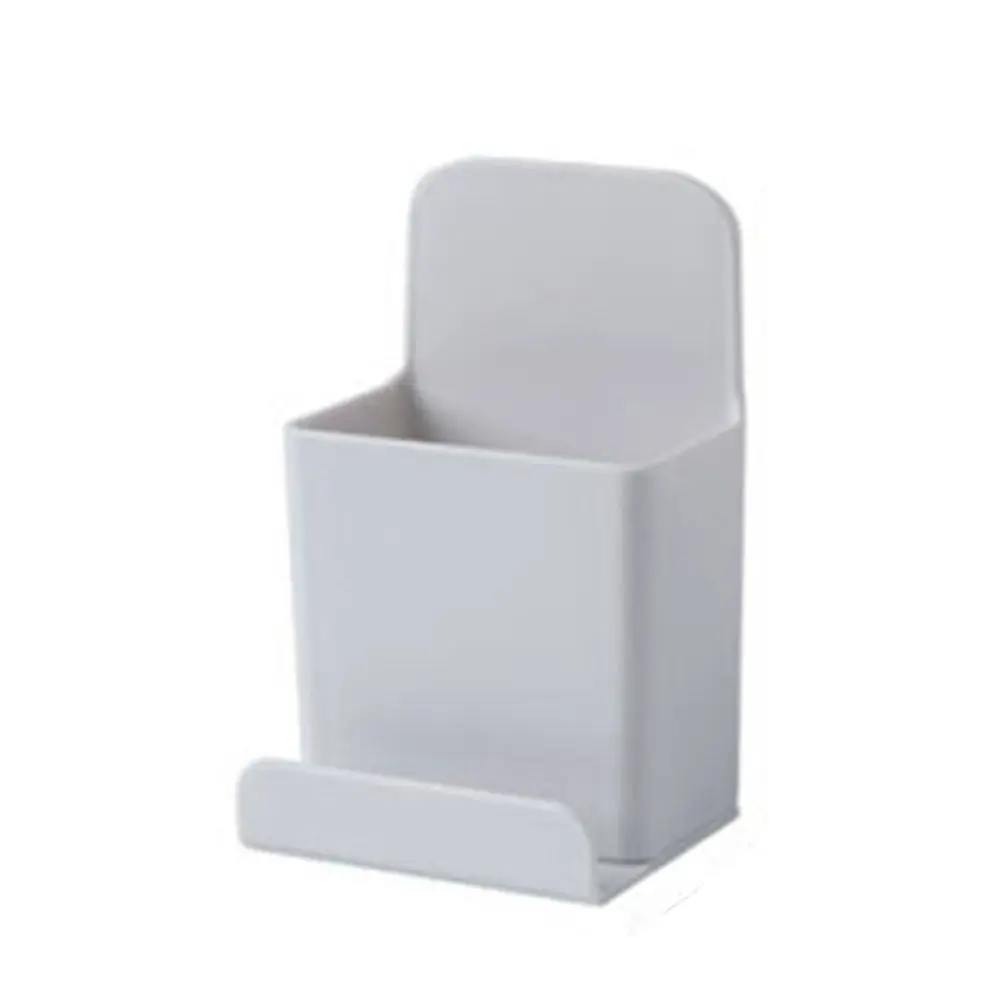 Case Sticky Container Stand Rack Wall Mounted TV Remote Control Organizer Adhesive Hanger Air Conditioner Storage Box