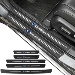 Carbon Fiber Car Stickers Anti Scratch Trunk Bumper Sticker For Changan CS75 PLUS CS95 CS35 alsvin CS15 CS55