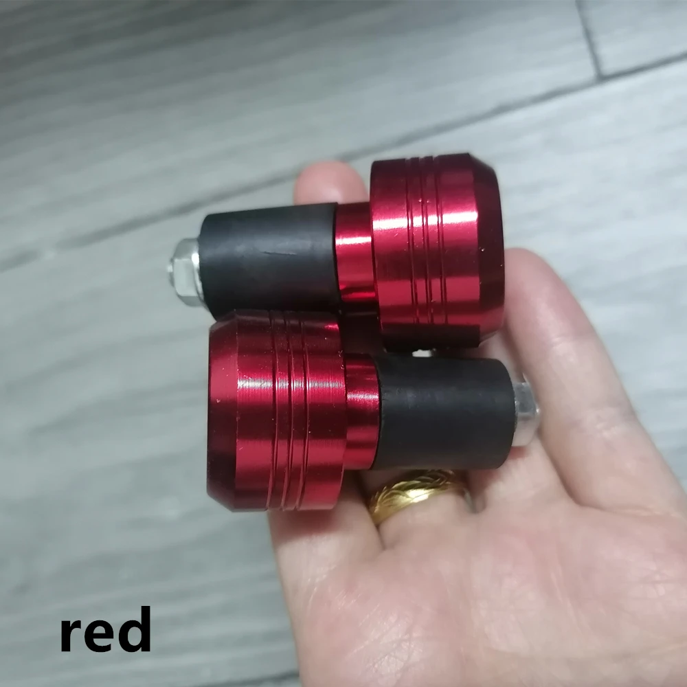 Universal 7/8 "CNC Motorrad Lenker Bar Ends Griffe Slider Vibration Lenker Slugs Stecker Griff Bar Sliders Dirt Bike