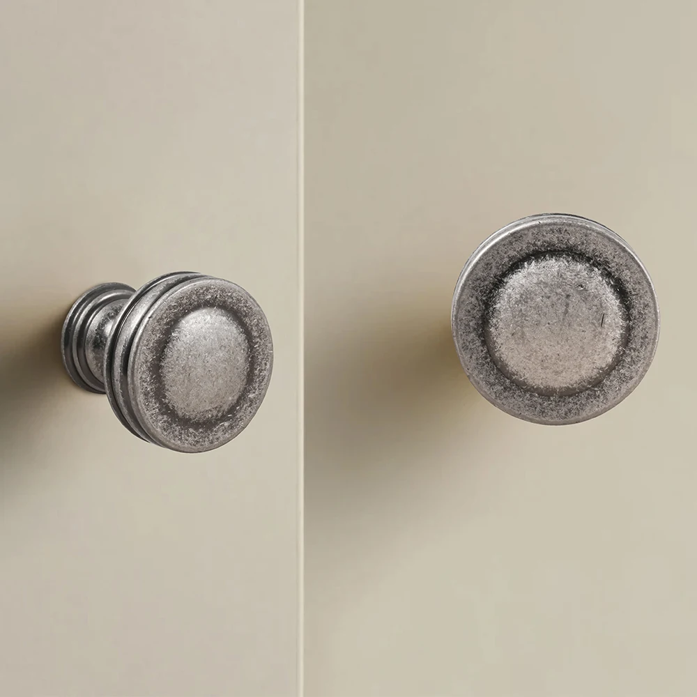 Dooroom Brass Vintage Style Antique Silver Furniture Handles Pulls Cupboard Wardrobe Dresser  Wine Bar Drawer Cabinet Knobs