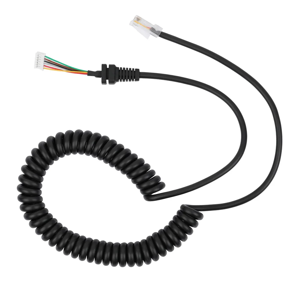 20ppcs Radio Replacement Microphones Cable Cord Wire Compatible for yaesu MH-48 MH-48a6j MH-42 Handheld Microphone